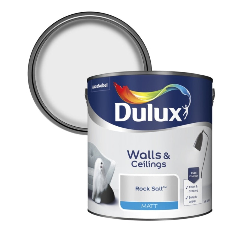 Dulux Matt 2.5L – Rock Salt