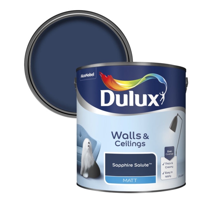 Dulux Matt 2.5L – Sapphire Salute