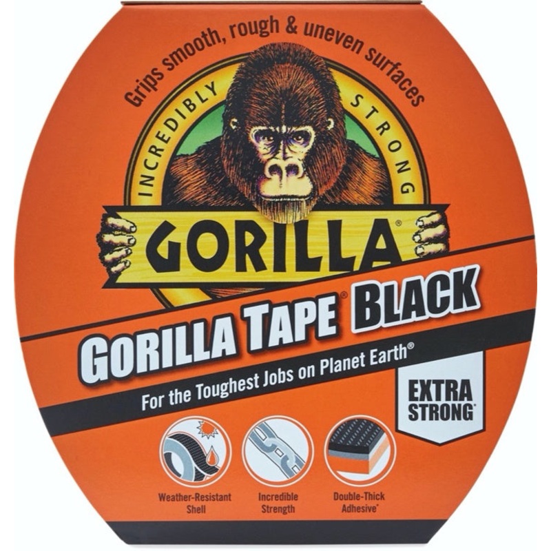 Gorilla Tape Black – 11m Roll