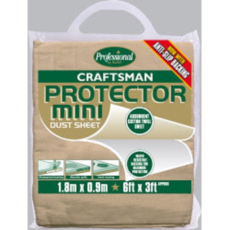 Rodo Craftsman Protector Dust Sheet – Size 1.8 x 0.9m (6′ x 3′)
