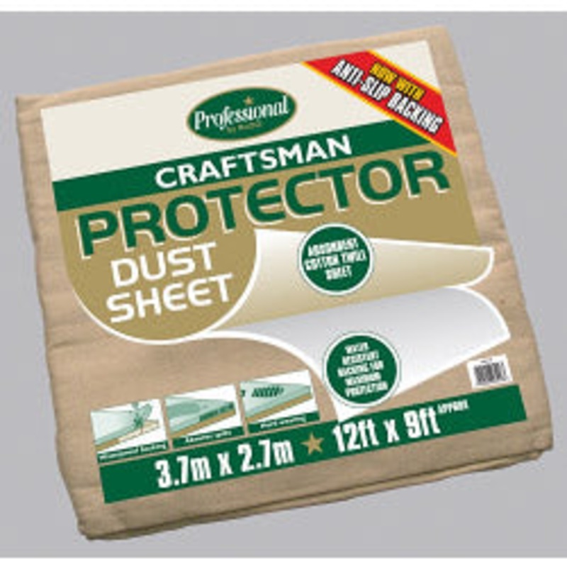 Rodo Craftsman Protector Dust Sheet – Size 3.6 x 2.7m (12′ x 9′)