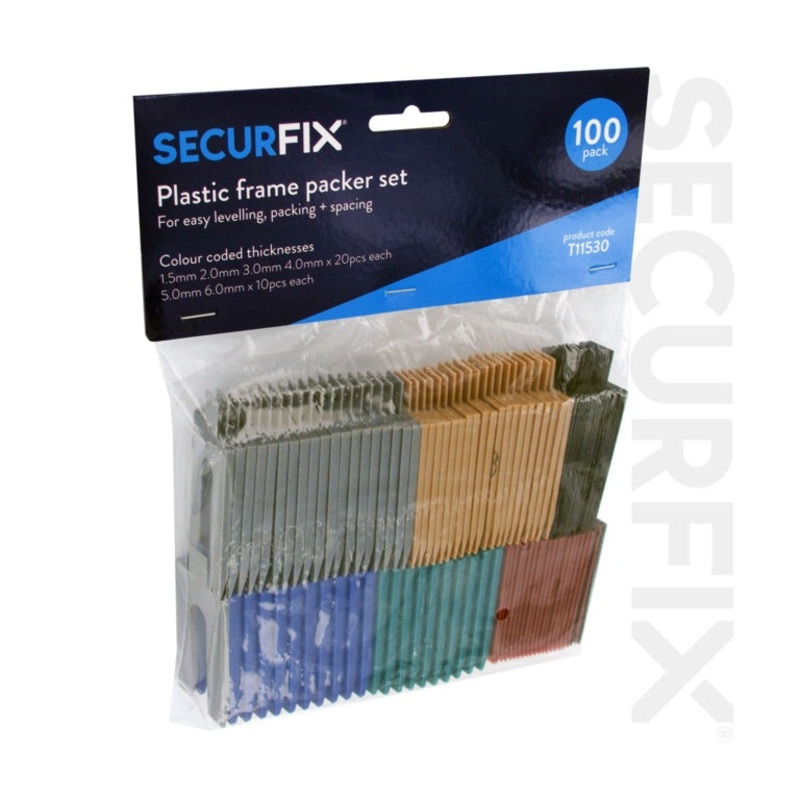 Securfix Plastic Frame Packer Set – 100 Pieces