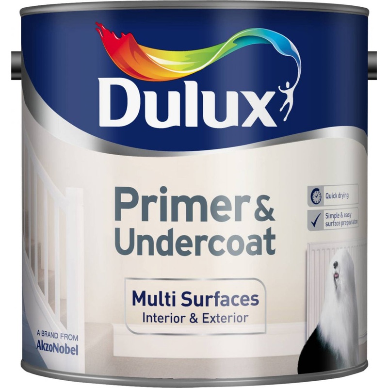 Dulux Primer & Undercoat Multi Surfaces – 2.5L