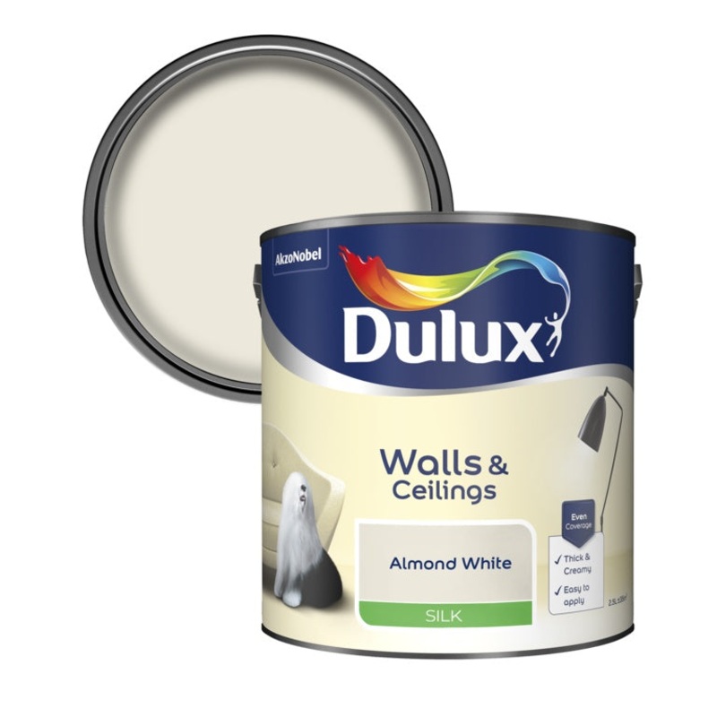 Dulux Silk 2.5L – Almond White