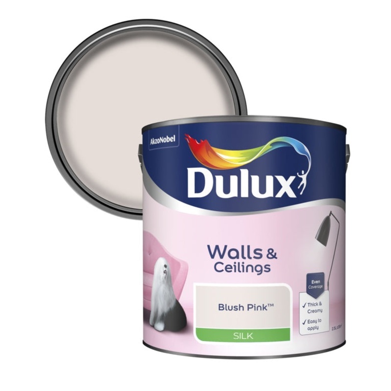Dulux Silk 2.5L – Blush Pink