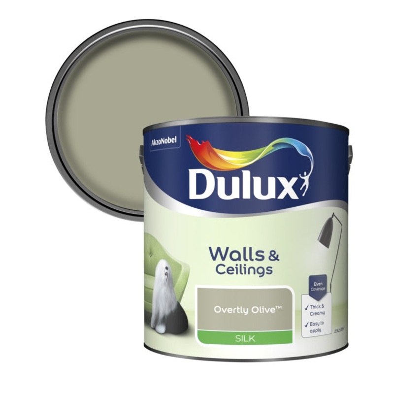 Dulux Silk 2.5L – Overtly Olive