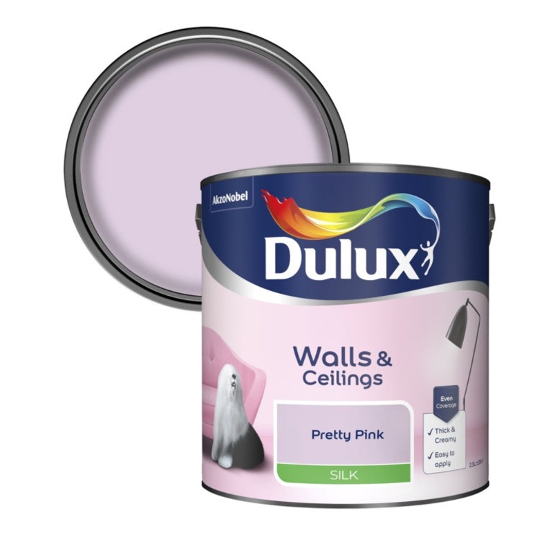Dulux Silk 2.5L – Pretty Pink