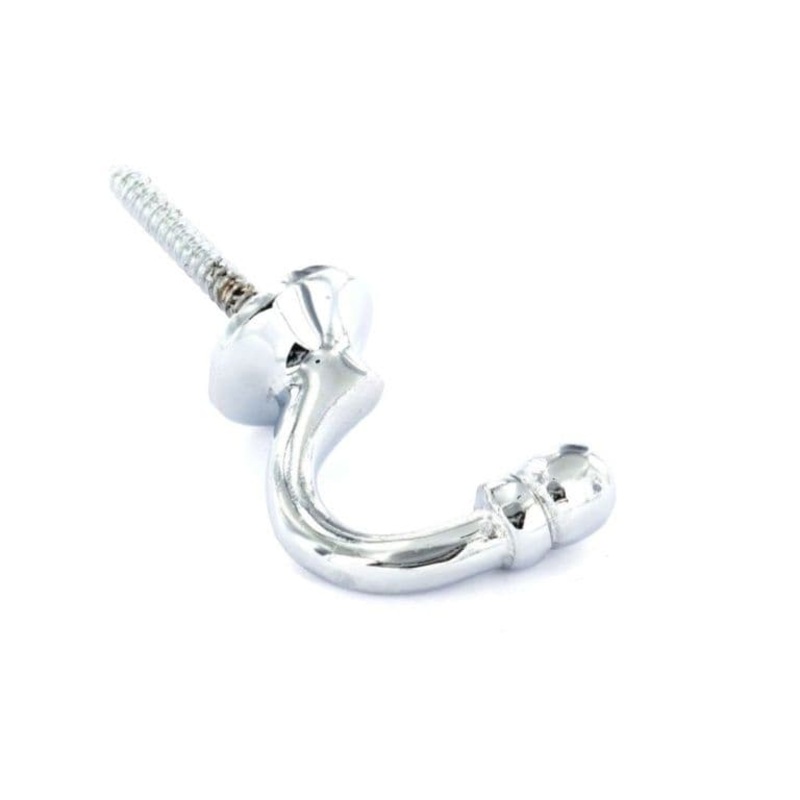 Securit Chrome Ball End Hooks (2) – 40mm