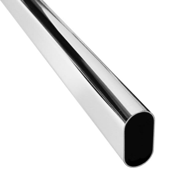 Securit Chrome Oval Tube 30mm – 3ft