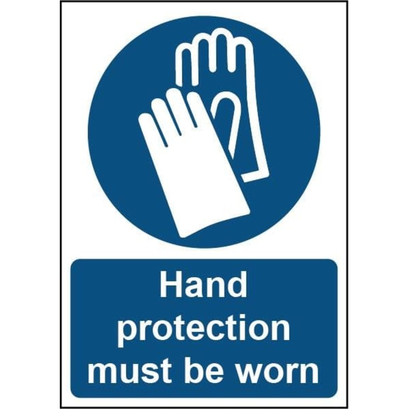 Smiths Architectural Hand Protection Must Be Worn Sign