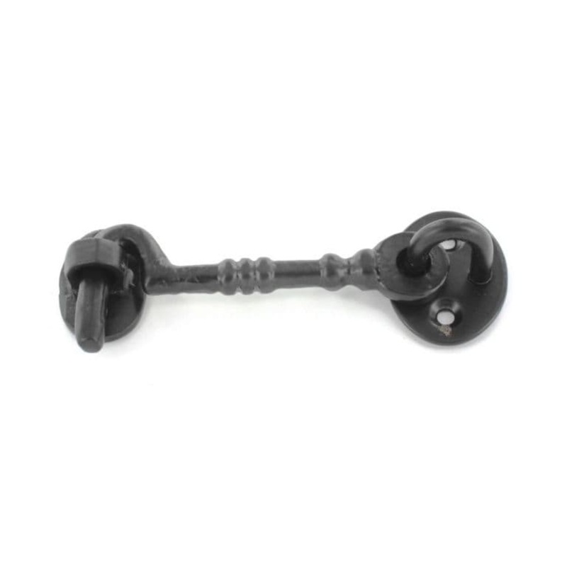 Securit Cast Cabin Hook Black – 200mm