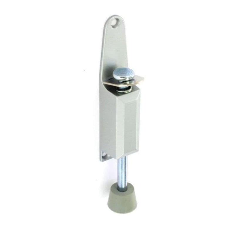 Securit Kick Down Door Stop Aluminium – 125mm