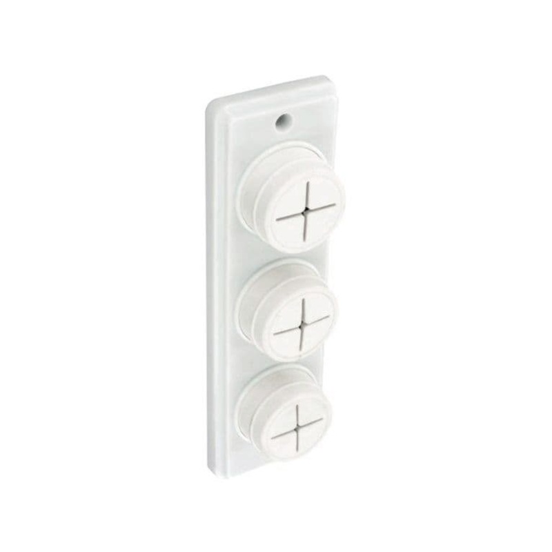 Securit Towel Holder White – Triple