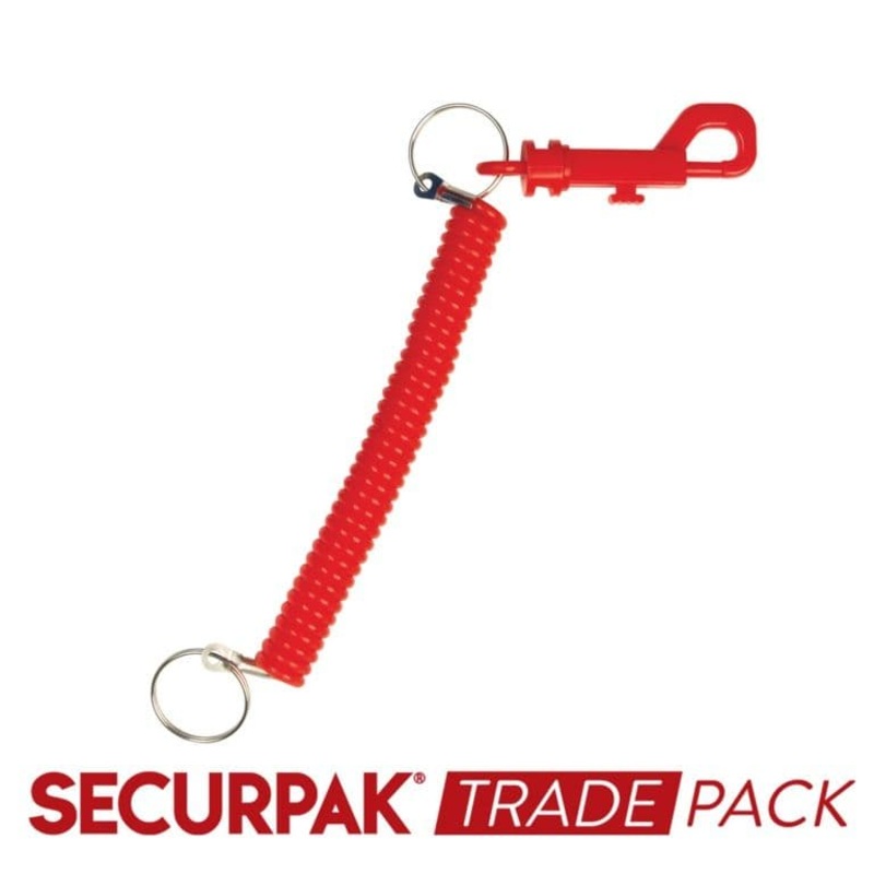Securpak Hipster Key Rings Assorted 70mm – 5 Pack