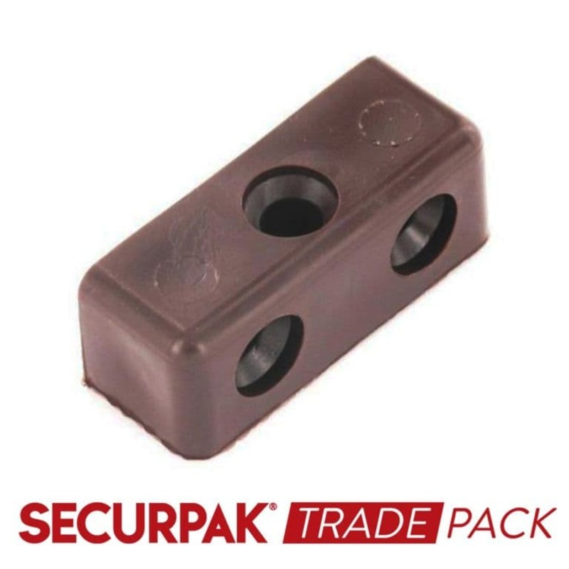 Securpak Modesty Block Brown – 30 Pack