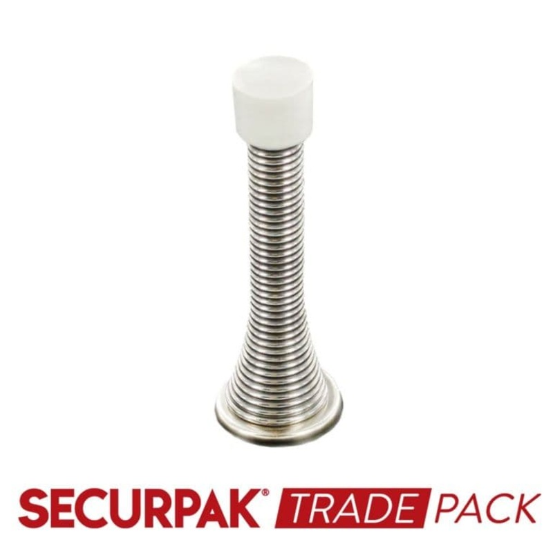 Securpak Spring Door Stop Cp 75mm – 10 Pack
