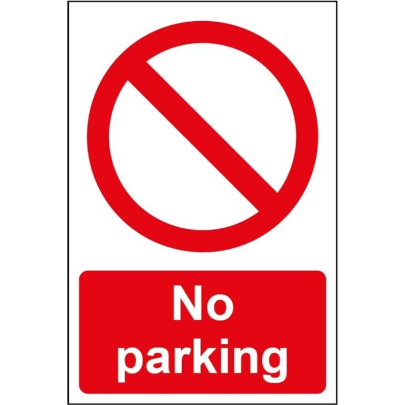 Smiths Architectural No Parking Sign – 200x300mm