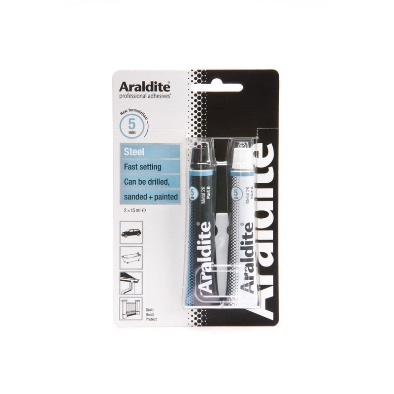 Araldite Rapid Steel – 2 x 15ml Tubes