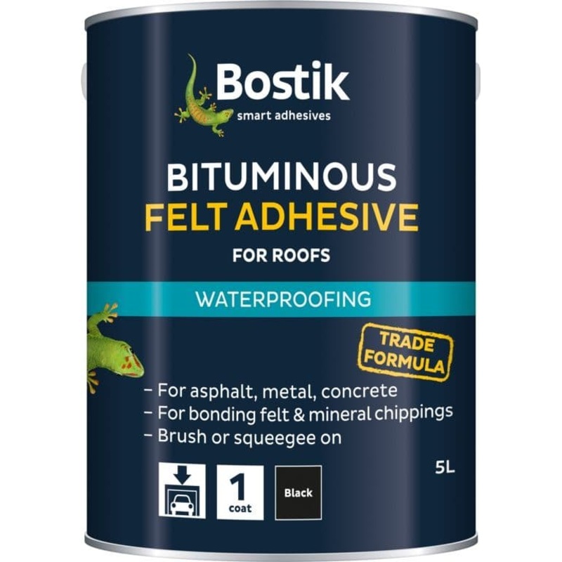 Bostik Bituminous Felt Adhesive for Roofs – 2.5L
