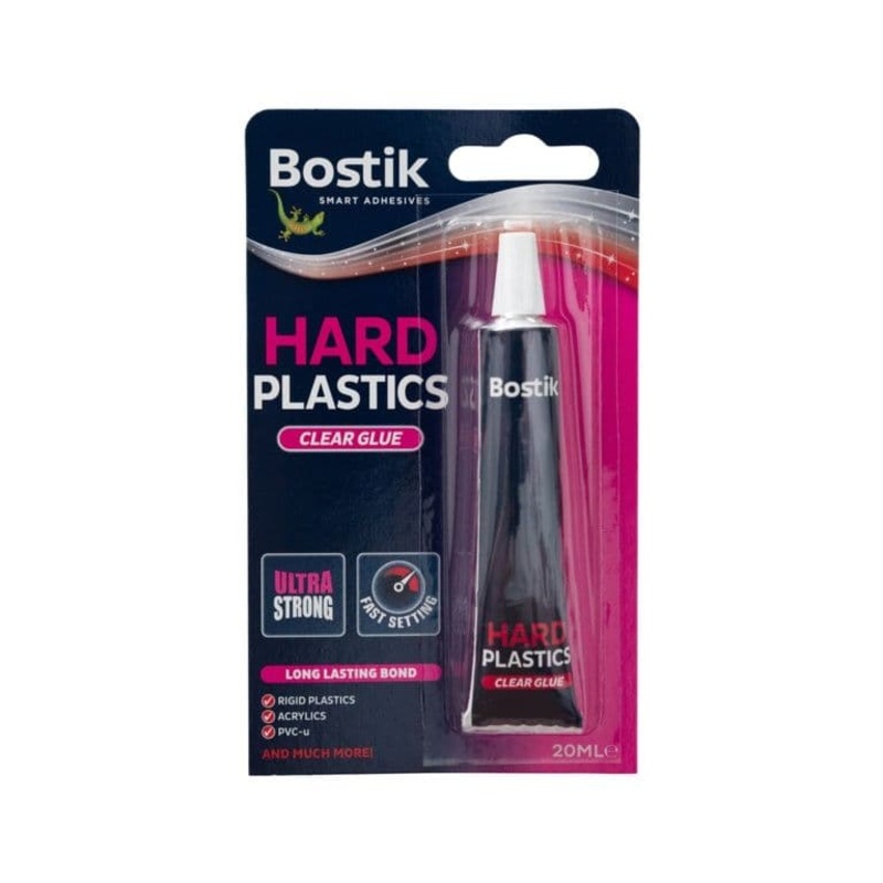 Bostik Hard Plastics Clear Adhesive – 20ml Blister
