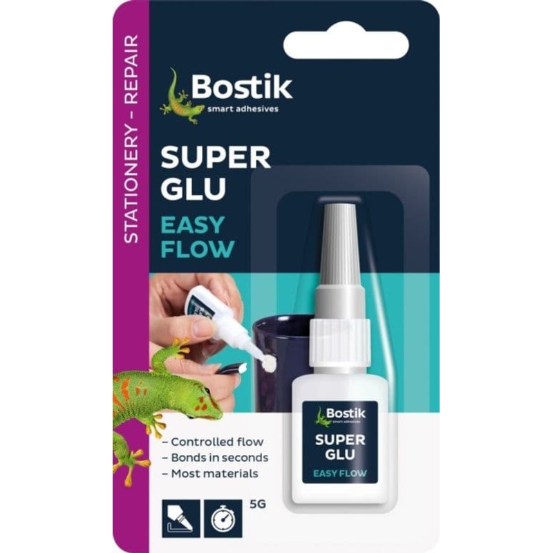 Bostik Super Glue Easyflow – 5gm Bottle Blister