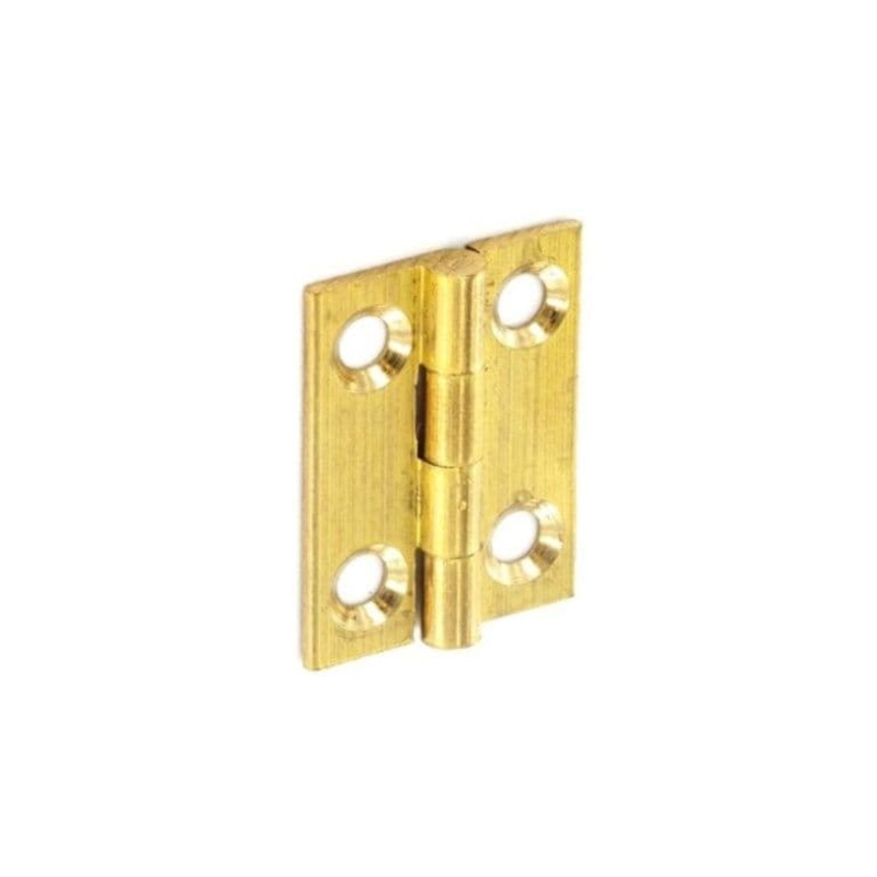 Securit Brass Butt Hinges Self Colour (Pair) – 25mm
