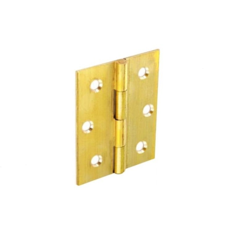Securit Brass Butt Hinges Self Colour (Pair) – 38mm