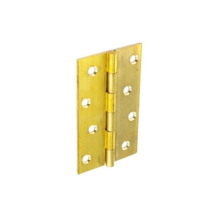 Securit Brass Butt Hinges Self Colour (Pair) – 75mm