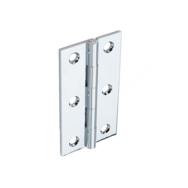 Securit Chrome Butt Hinge – 50mm – Pack of 10