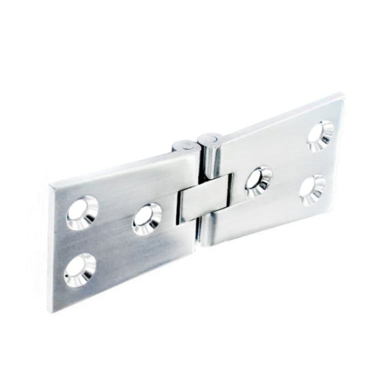 Securit Chrome counterflap hinges – 100mm