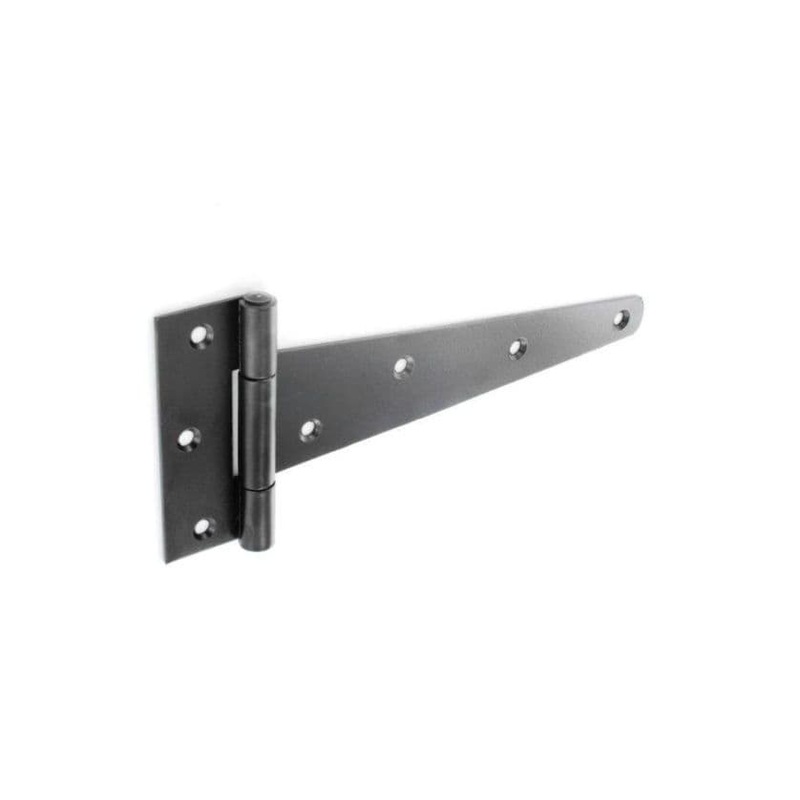 Securit Heavy Black Tee Hinges (Pair) – 200mm (8)