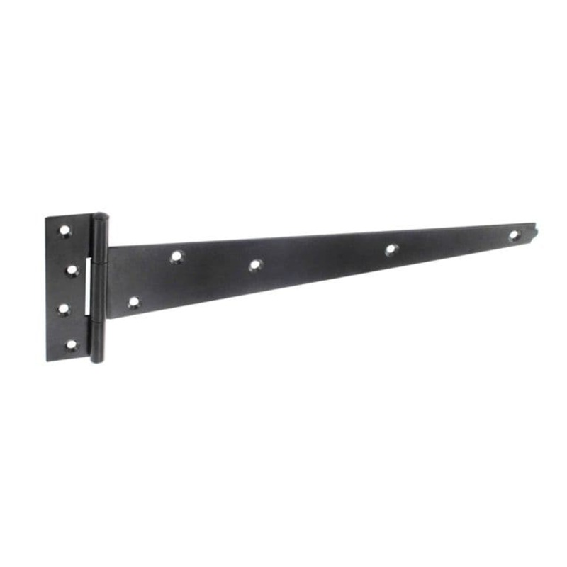 Securit Heavy Black Tee Hinges (Pair) – 350mm (14)