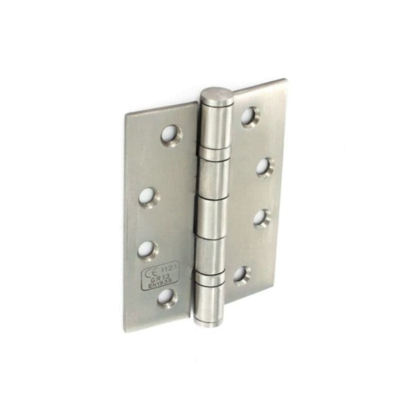 Securit S/S Bearing Hinges Satin Ce 1pr – 100mm