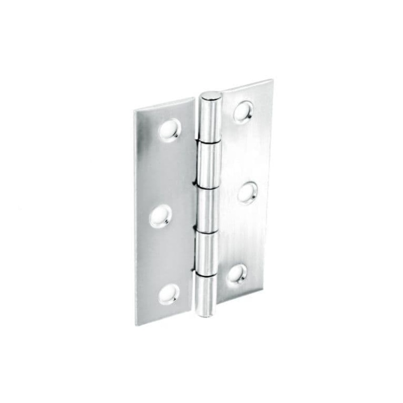 Securit Steel Butt Hinges Polished Chrome Plated (Pair) – 75mm