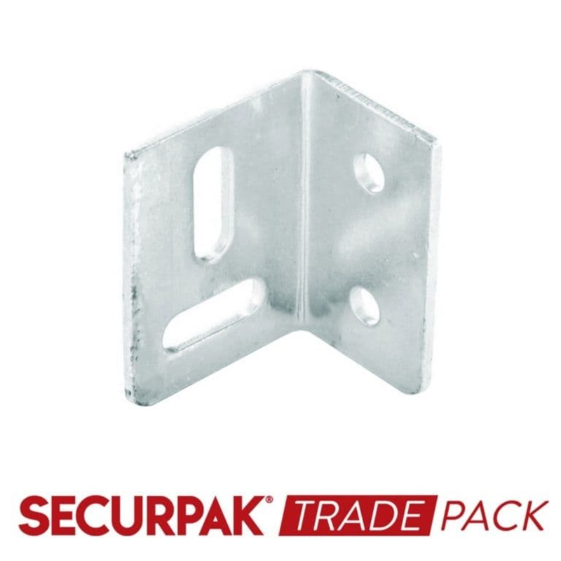 Securpak Stretcher Plate Zinc Plated 38mm – 10 Pack