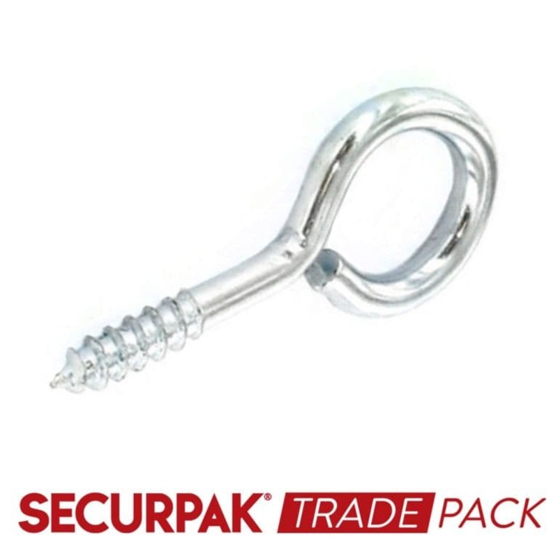 Securpak Vine Eye Zinc Plated 75mmx12 – 25 Pack
