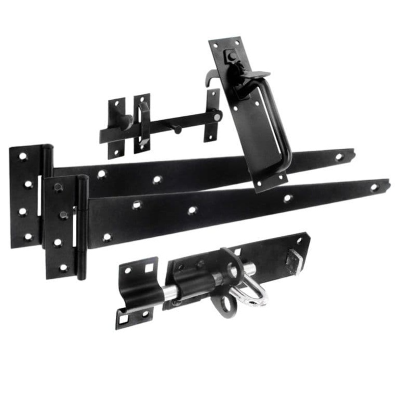 Smiths Ironmongery Suffolk Latch Side Gate Kit – Black