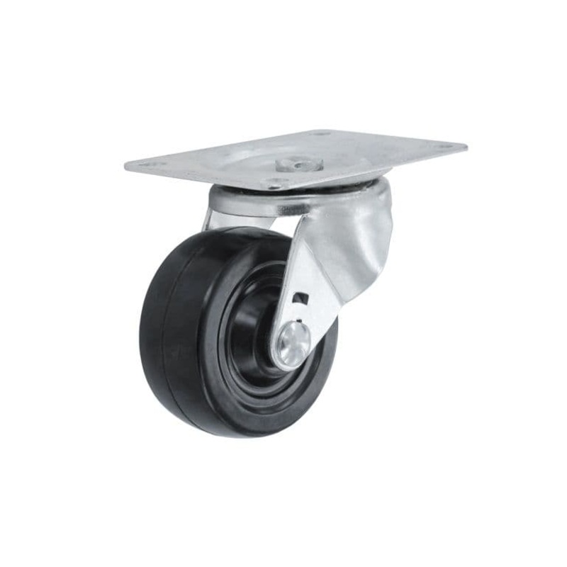 Smiths Ironmongery Swivel Castor Rubber Wheel – 50mm