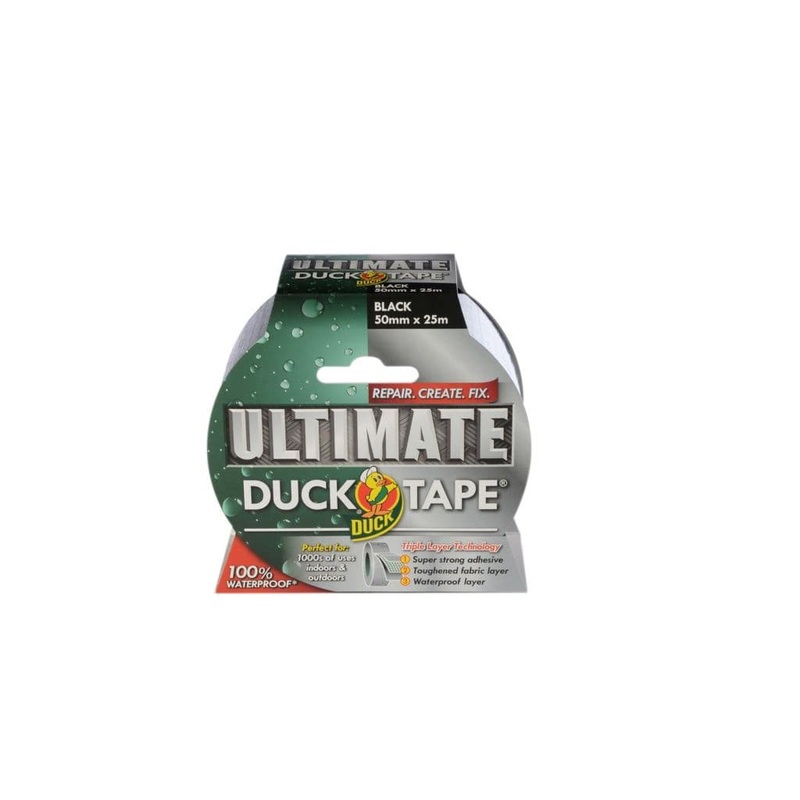 Duck Tape Ultimate Duck Tape – Black 50mm x 25m