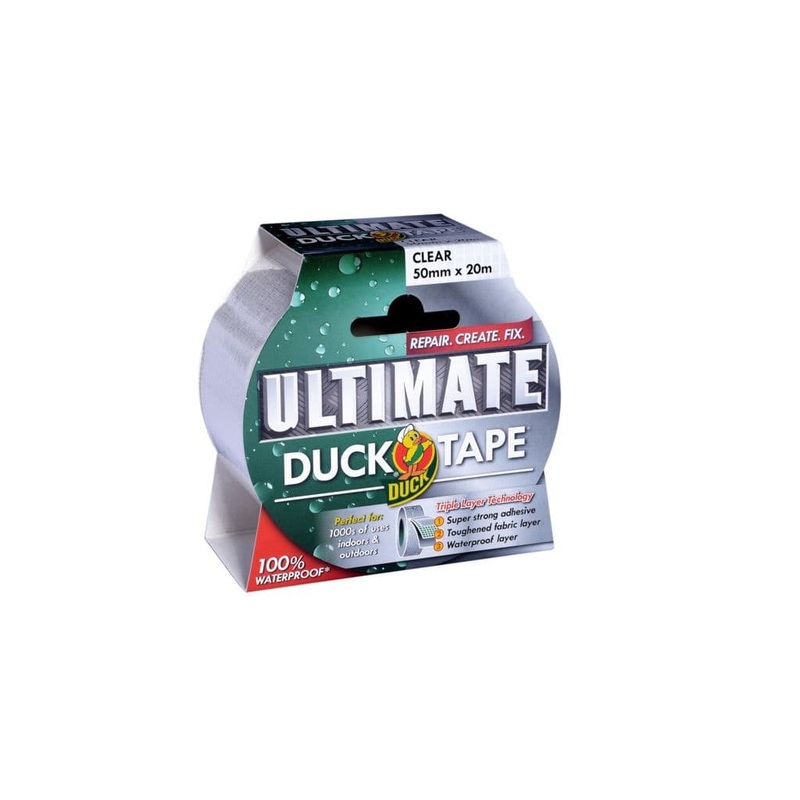 Duck Tape Ultimate Duck Tape – Clear 50mm x 20m