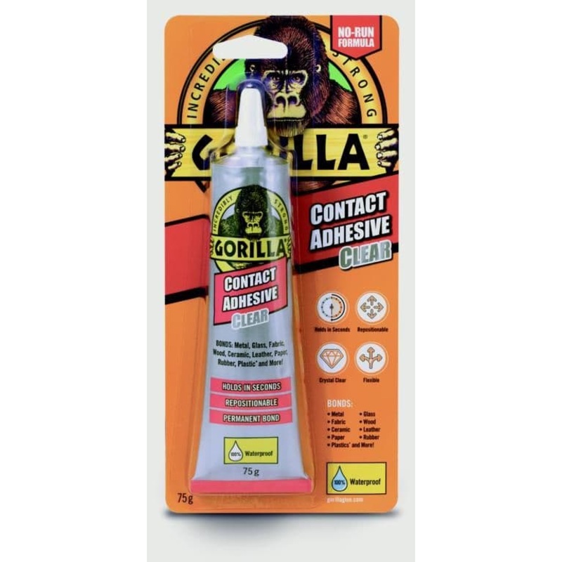 Gorilla Contact Adhesive – Clear 75g