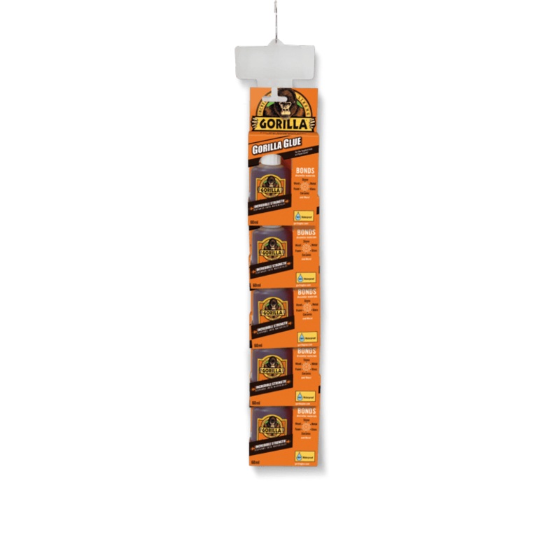 Gorilla Glue 60ml 5 Piece Clip Strip