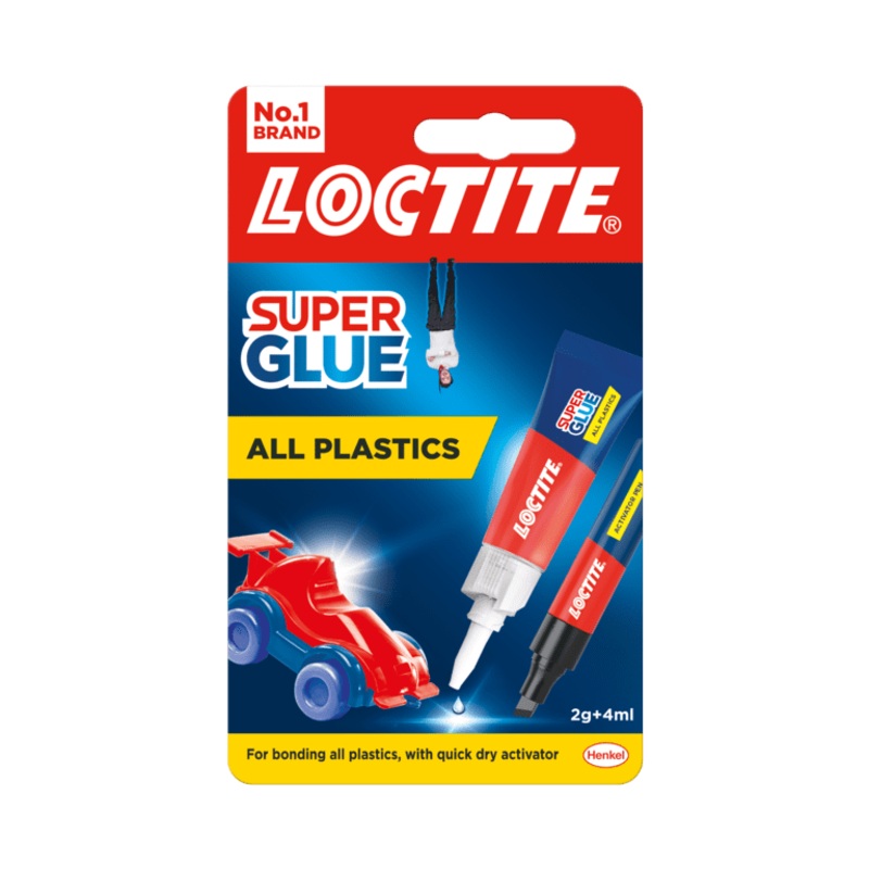 Loctite Super Glue All Plastics – 2gm + 4ml