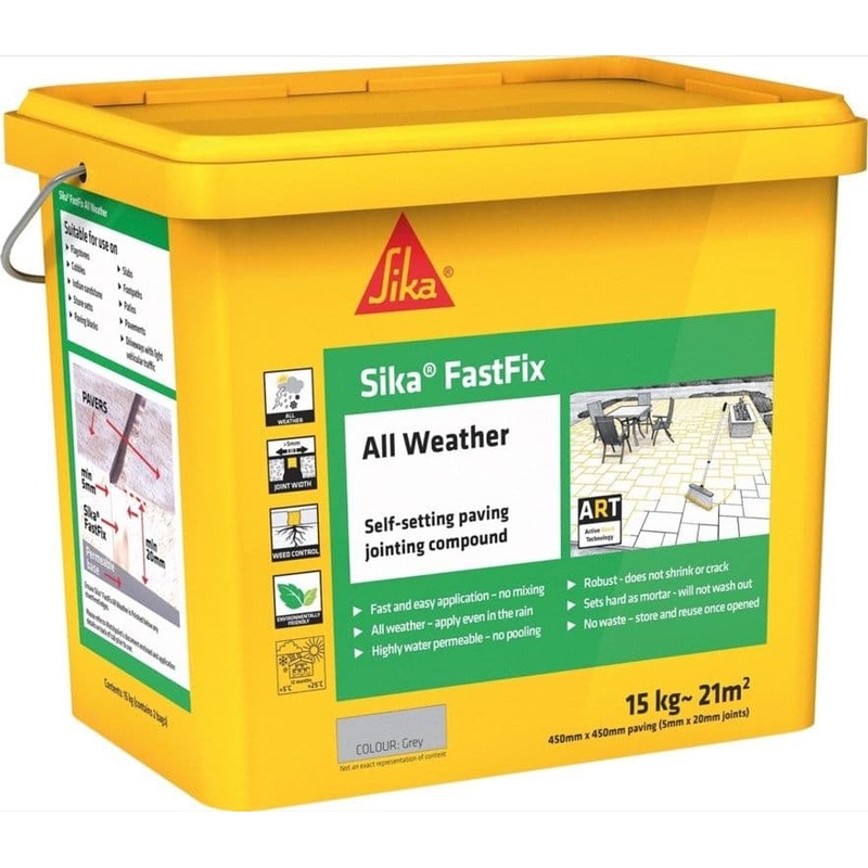 Sika Fastfix All Weather Jointing Compound – Grey – 14kg