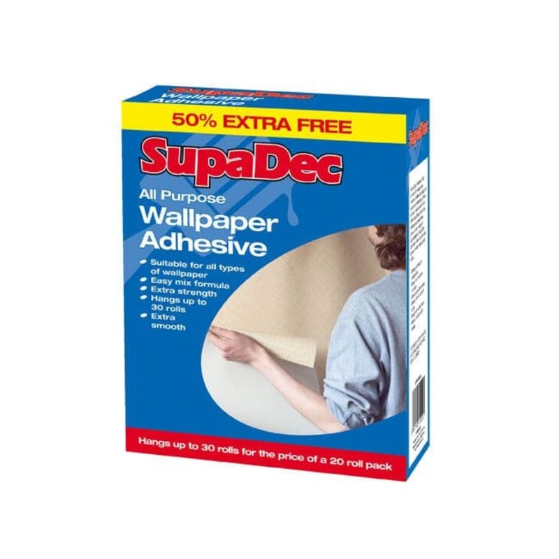 SupaDec All Purpose Wallpaper Adhesive – up to 20 Rolls