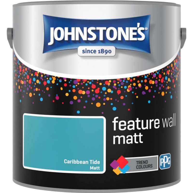 Johnstone’s Feature Wall Matt 2.5L – Caribbean Tide