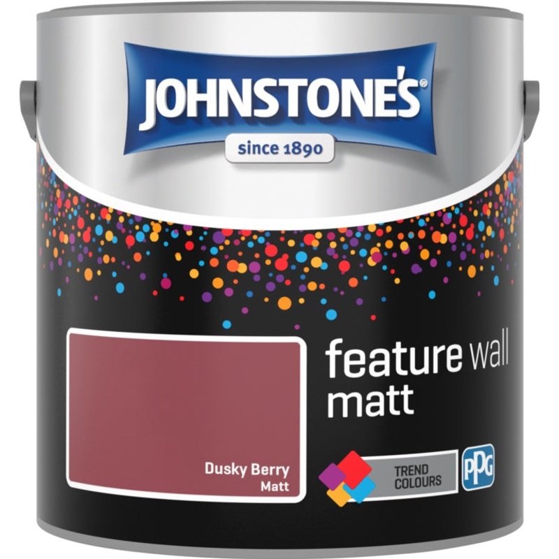 Johnstone’s Feature Wall Matt 2.5L – Dusky Berry