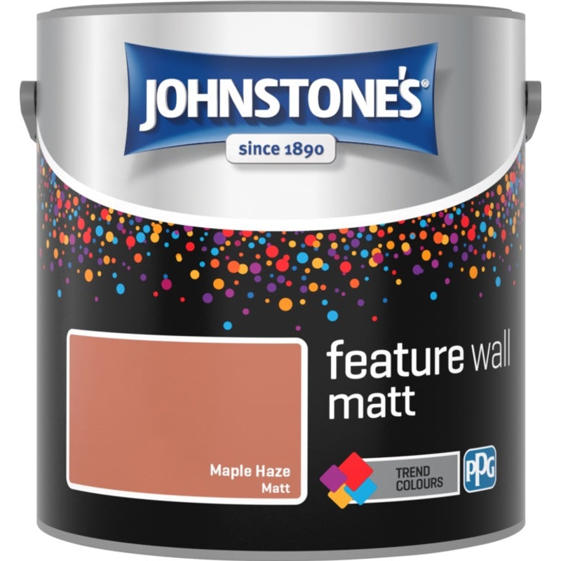Johnstone’s Feature Wall Matt 2.5L – Maple Haze