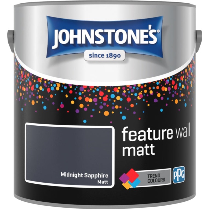 Johnstone’s Feature Wall Matt 2.5L – Midnight Sapphire