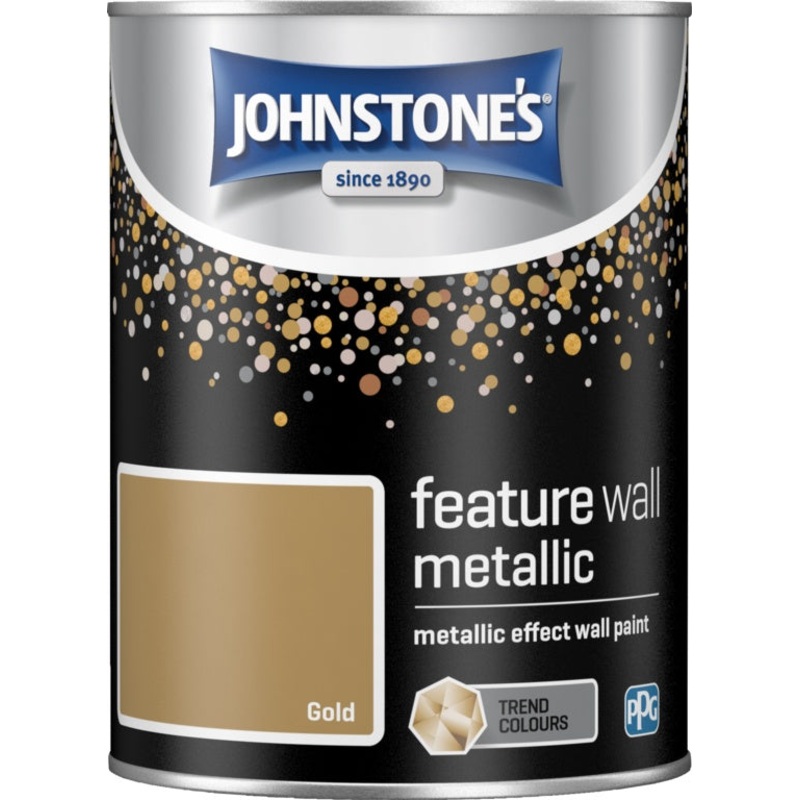 Johnstone’s Feature Wall Metallic 1.25L – Gold